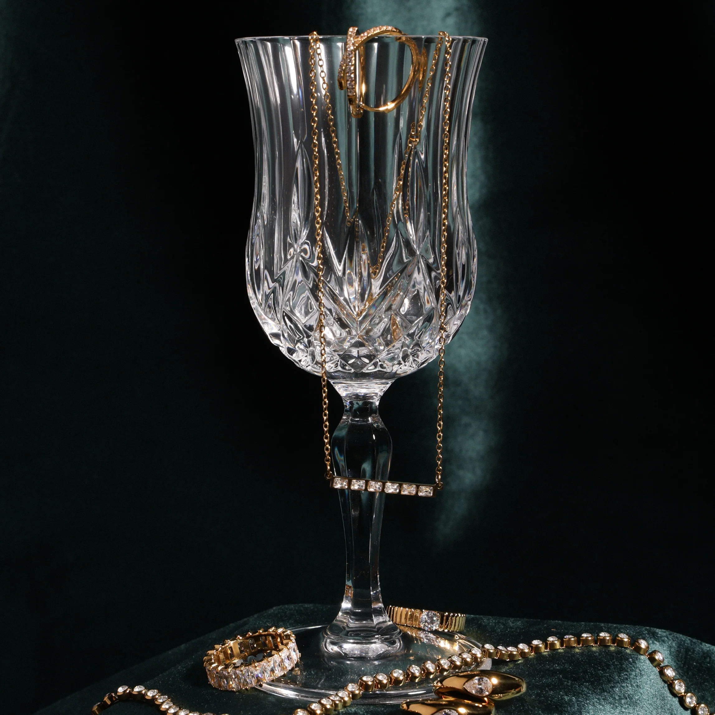 Baguette Line Necklace - Image 9