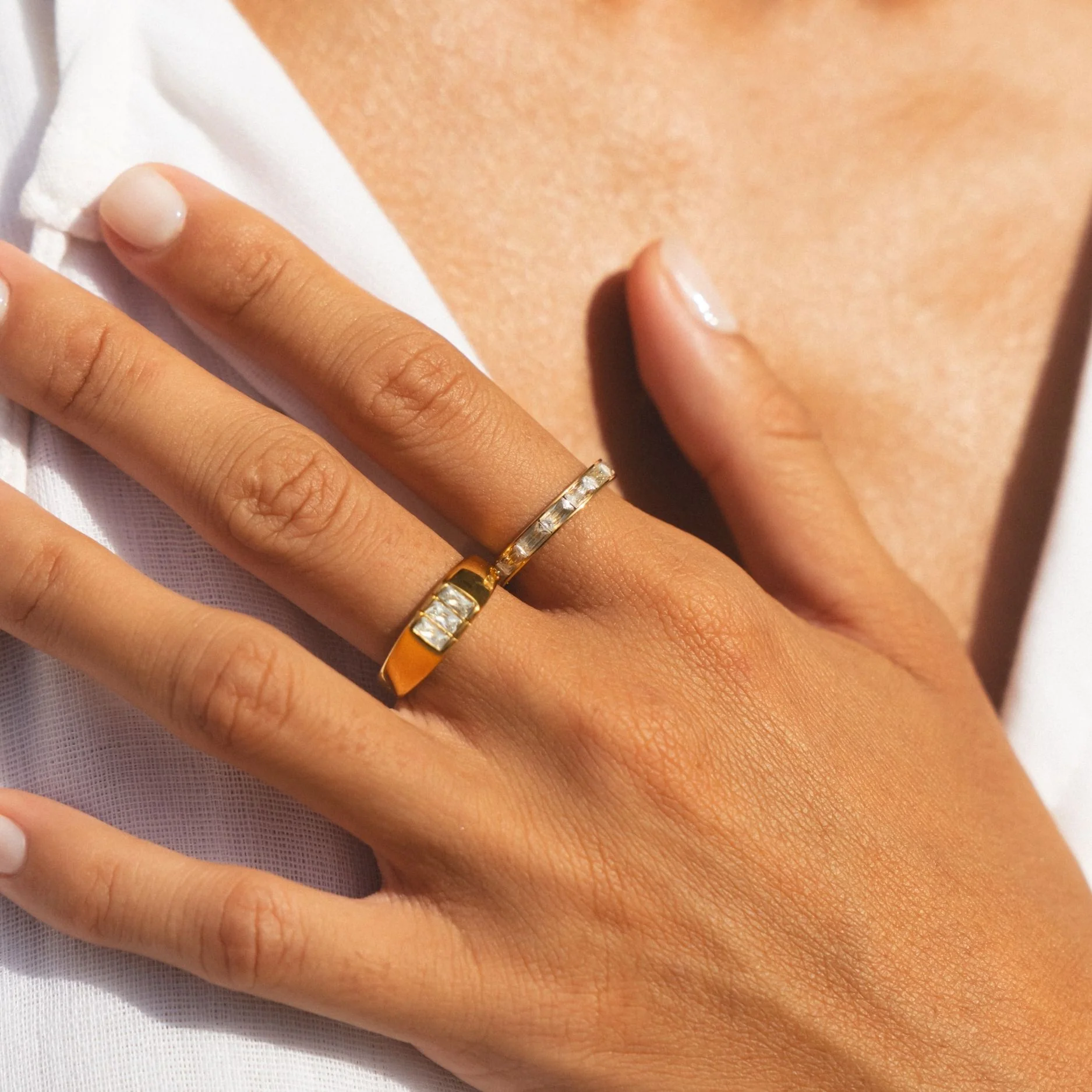 Baguette Signet Ring - Image 7