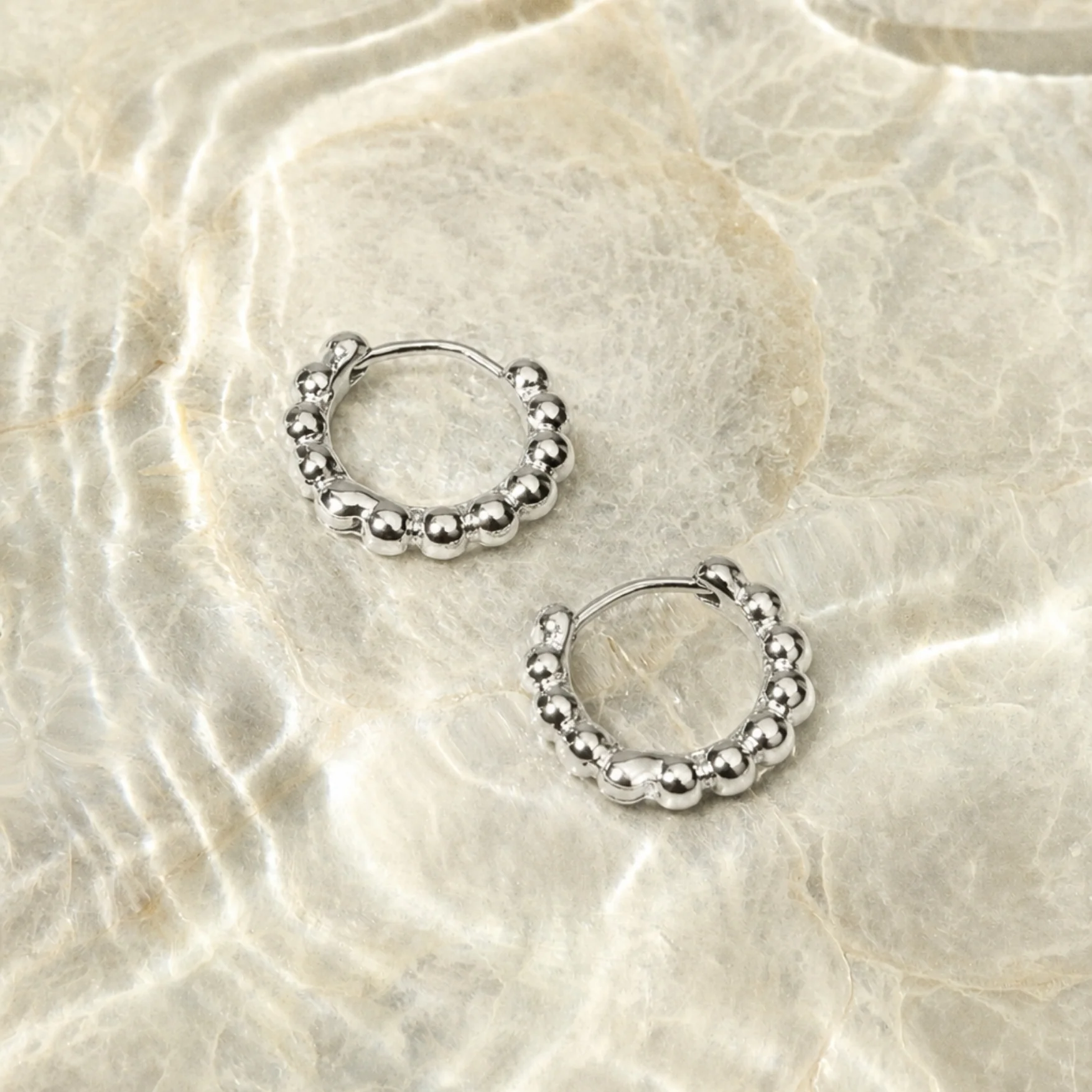 Beaded Hoops Earrings - Image 10