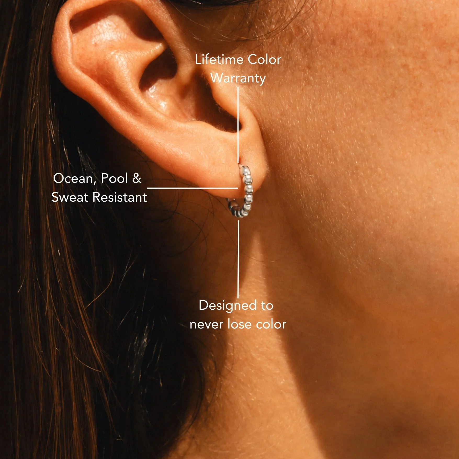 Beaded Hoops Earrings - Image 11