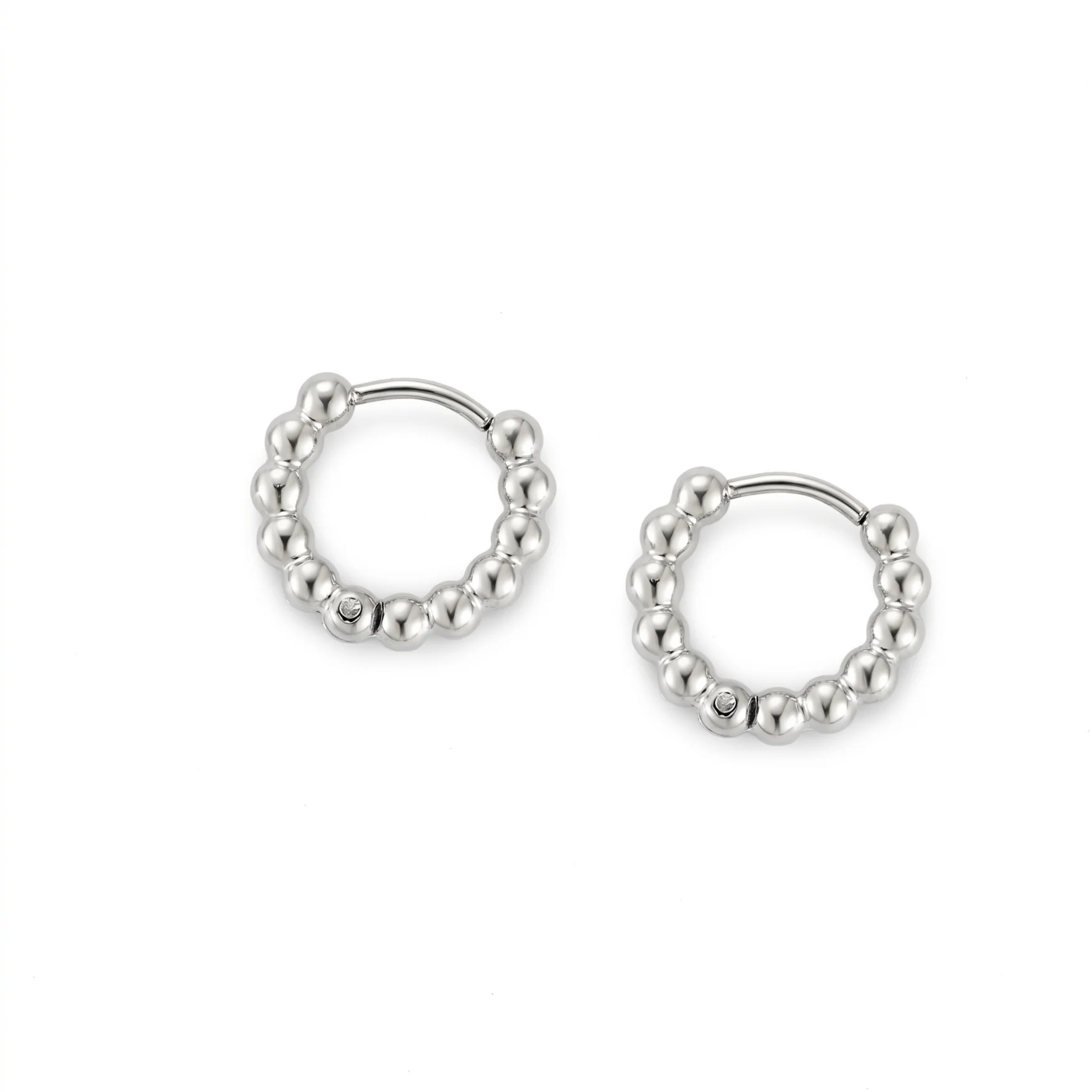 Beaded Hoops Earrings - Image 9