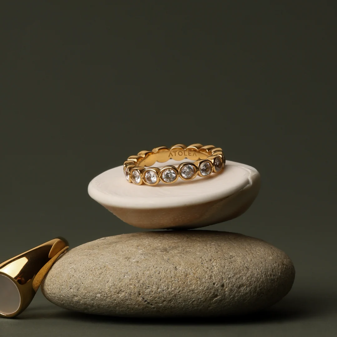 Beaded Sparkly Ring - Image 4
