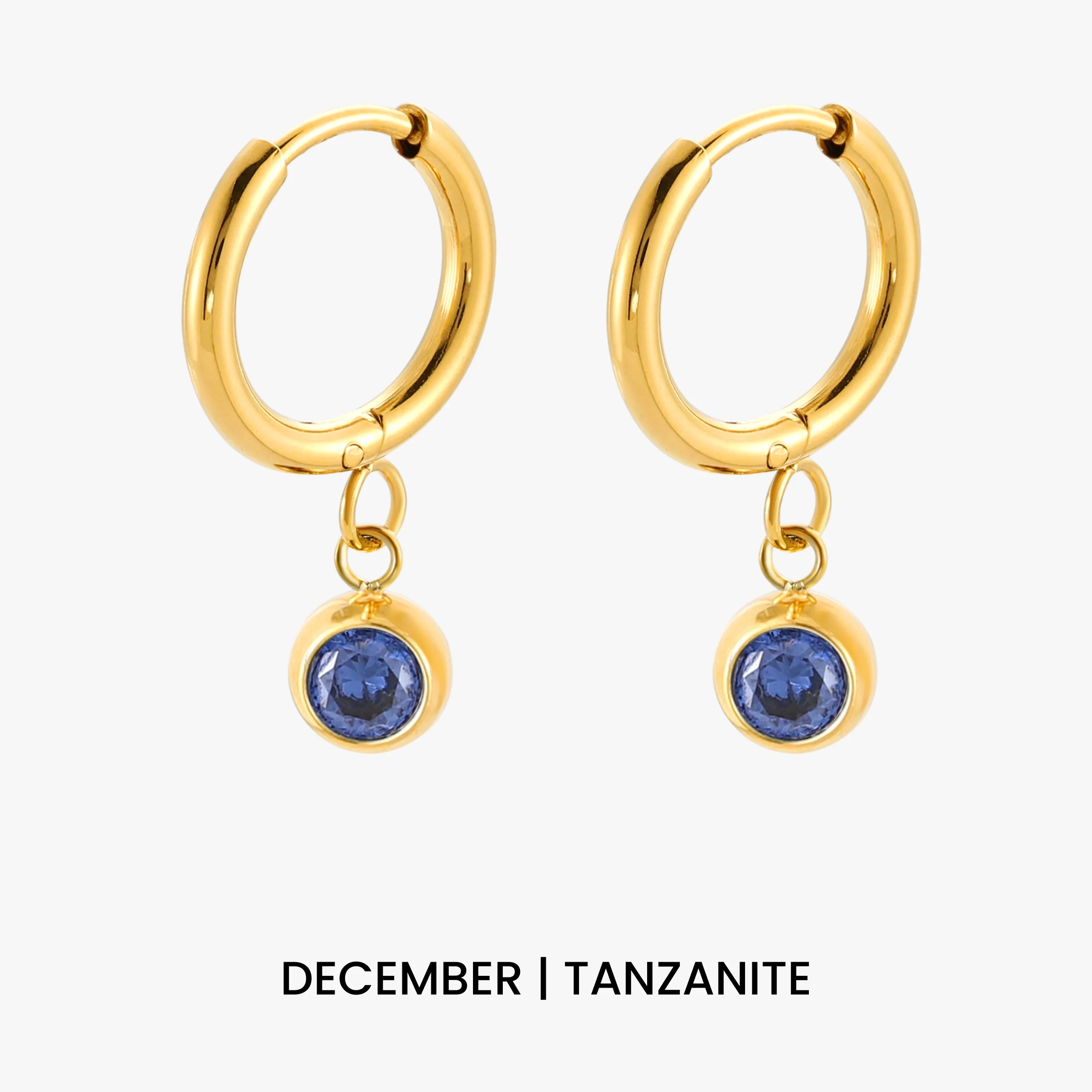 Birthstone Charm Hoops - Image 21