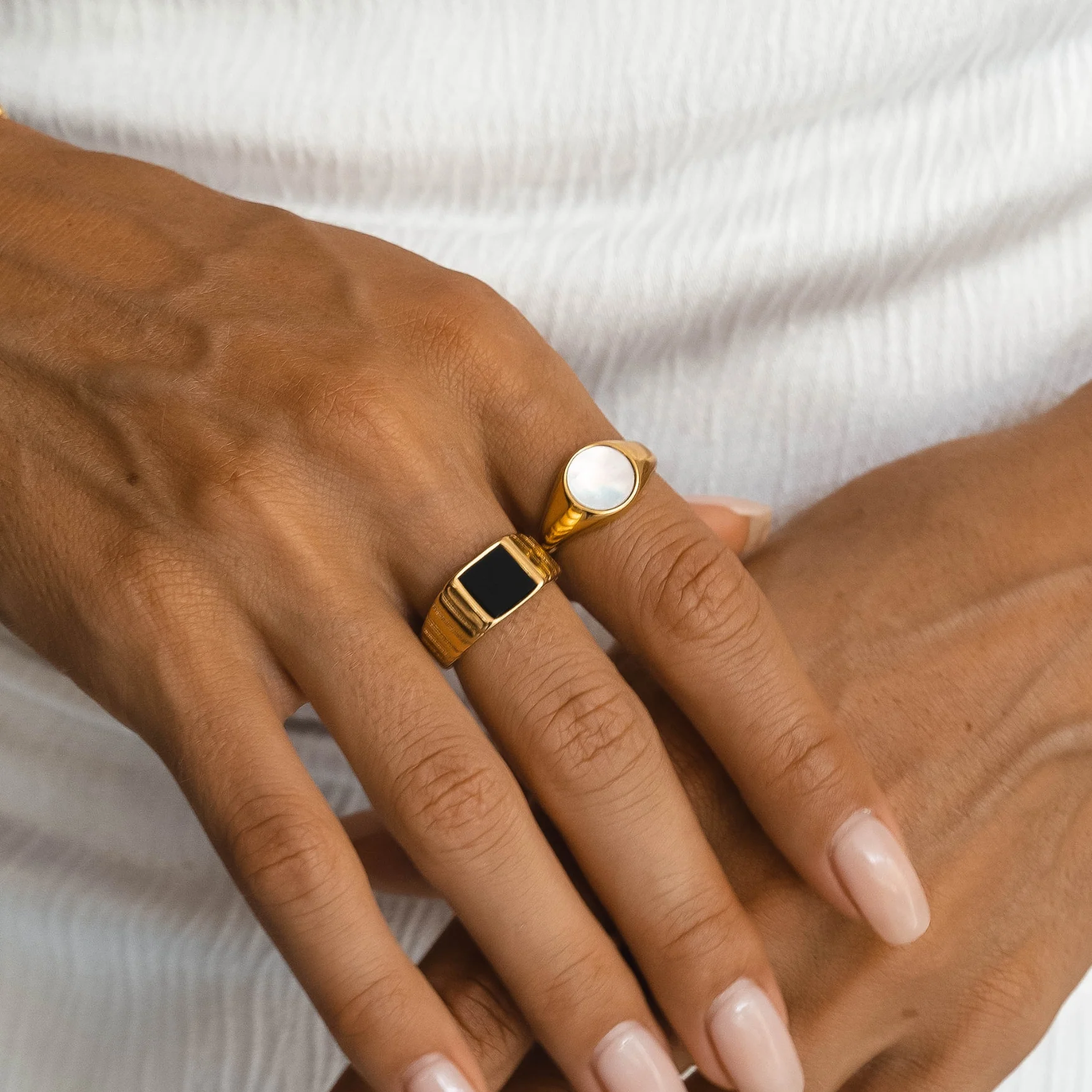 "Kaya" Onyx Ring - Image 7