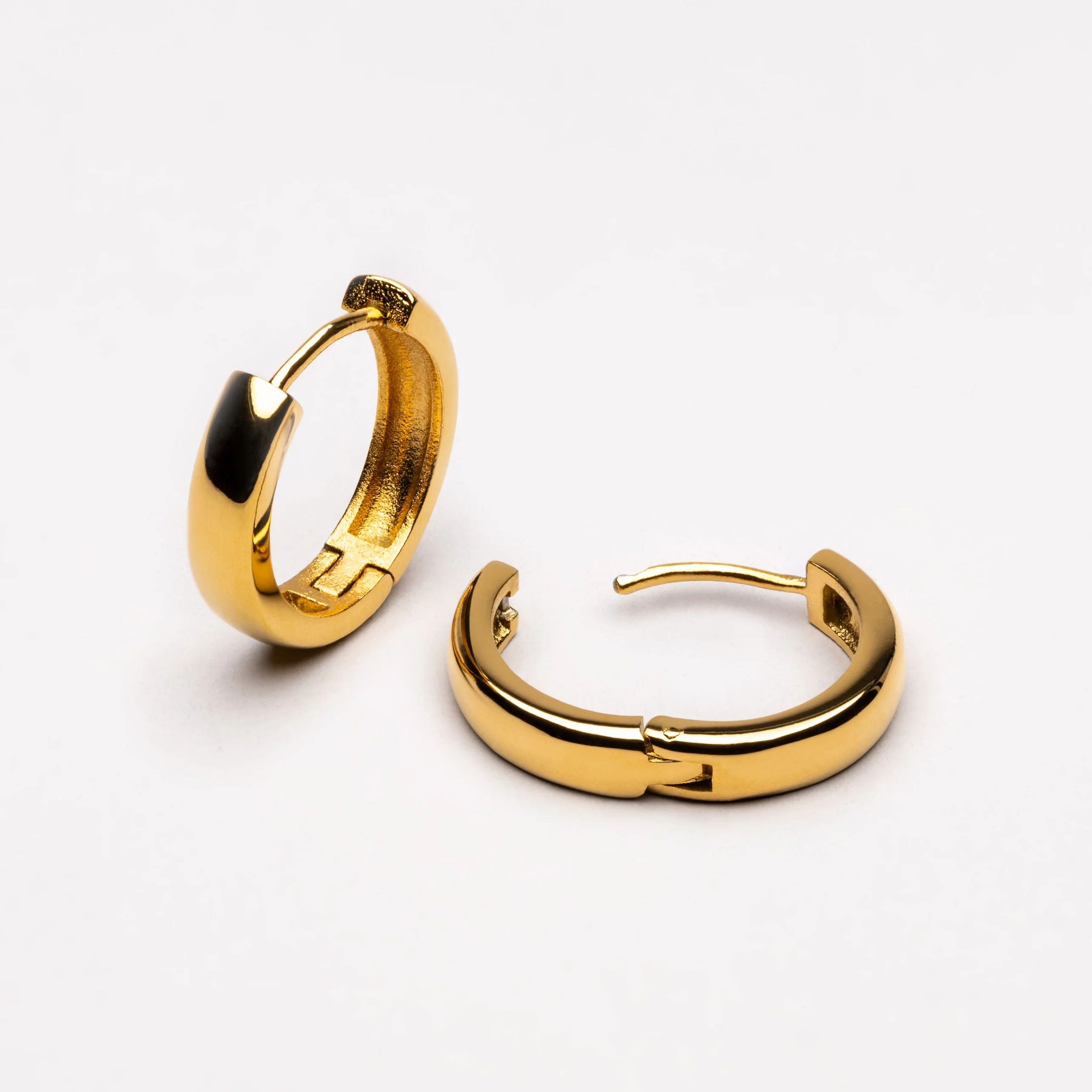 Bold Huggie Hoops - Image 2