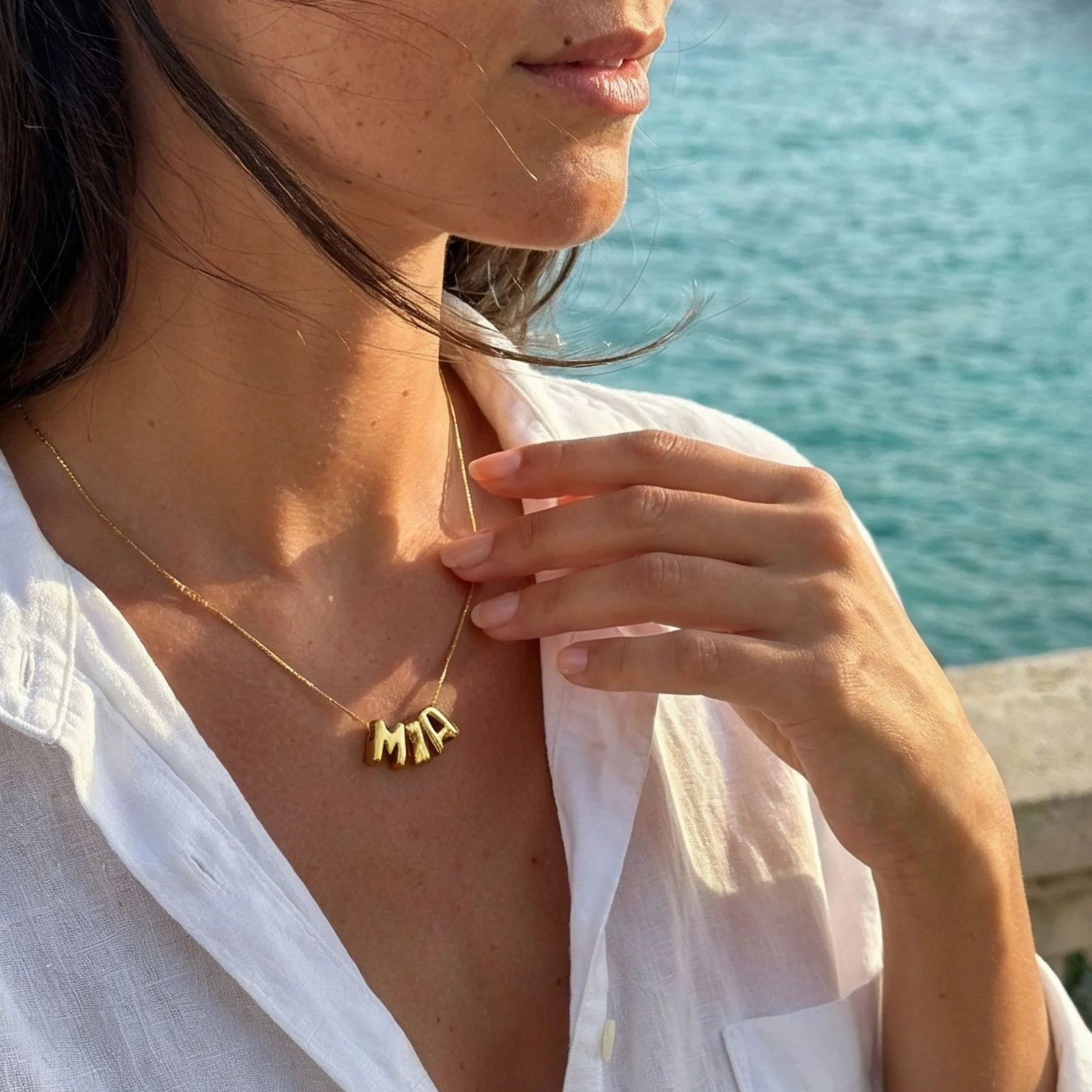Bubble Name Necklace - Image 4