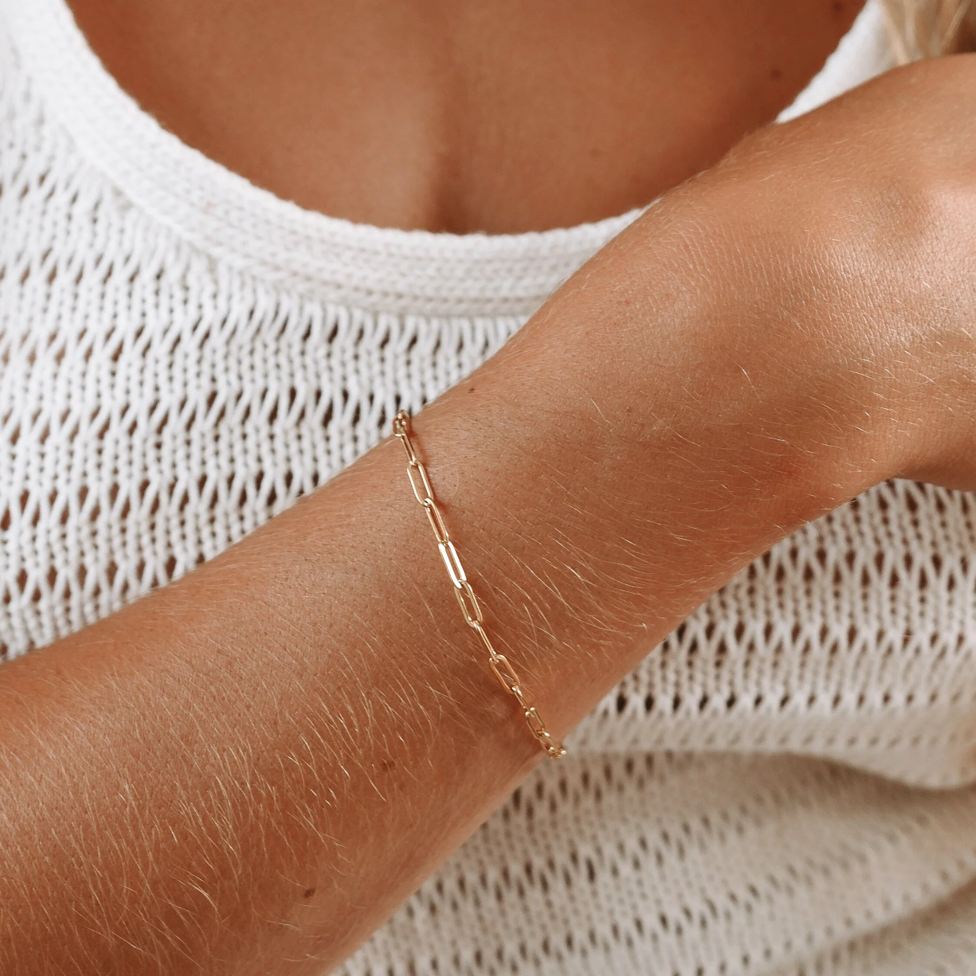 "Cozumel" Paperclip Bracelet - Image 10