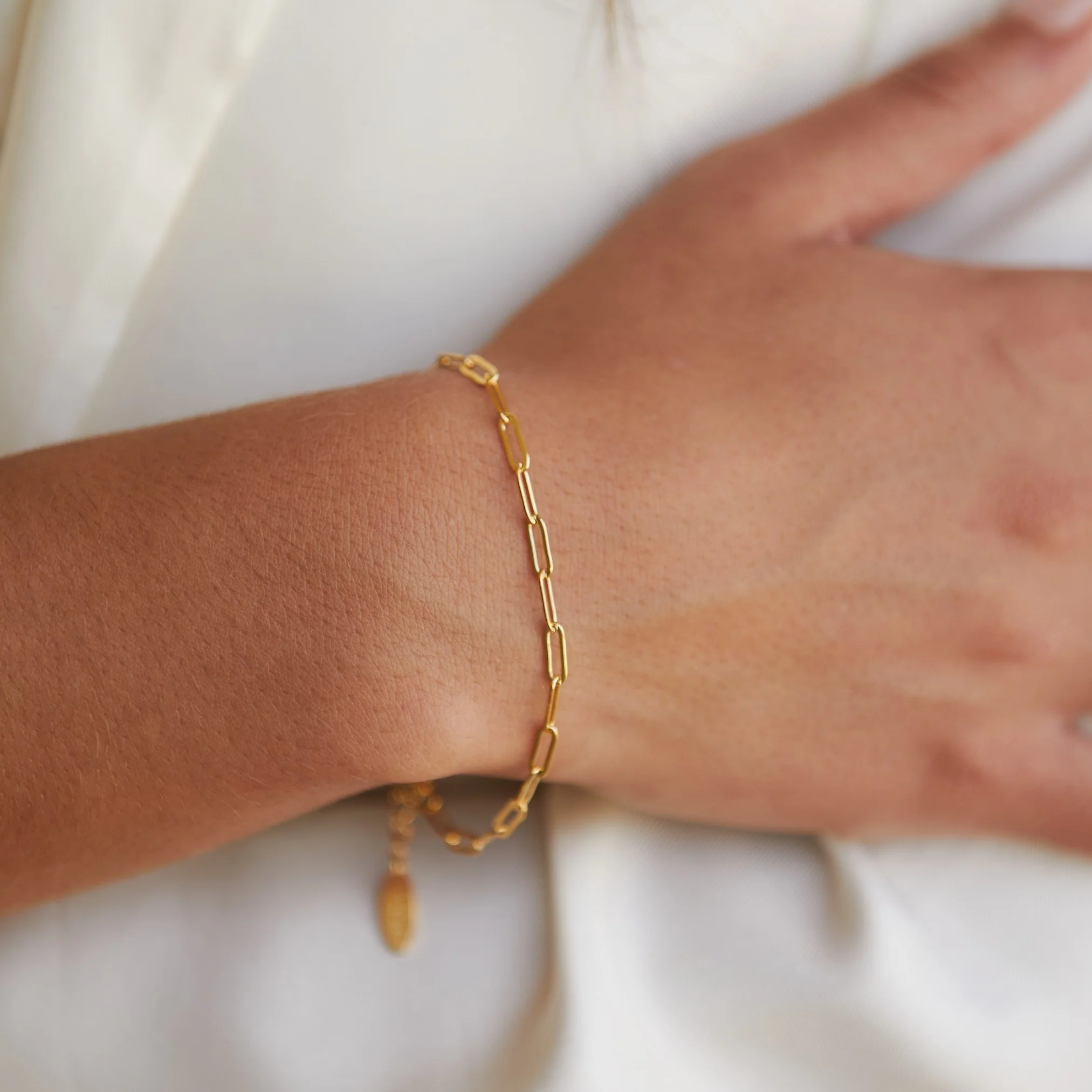 "Cozumel" Paperclip Bracelet - Image 3