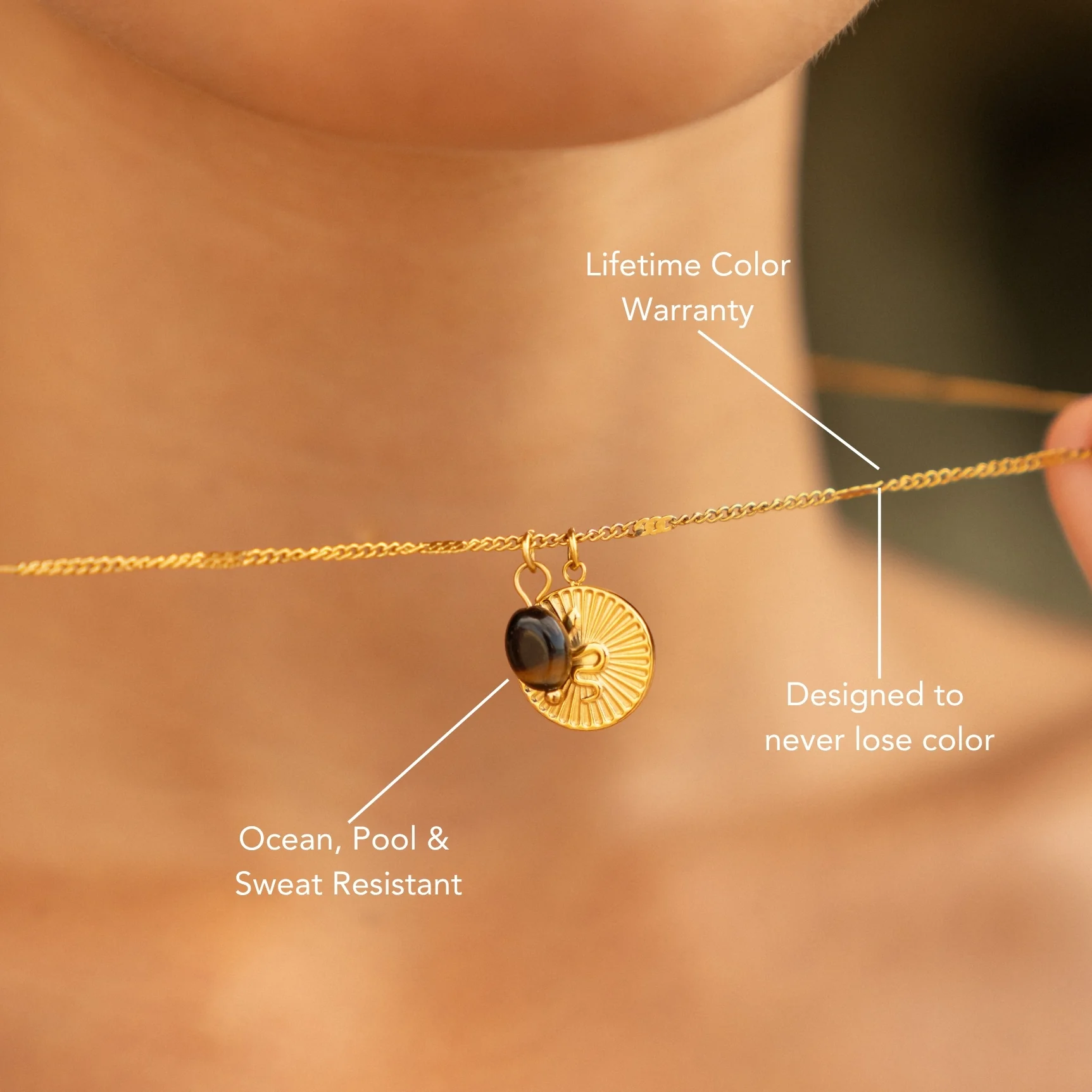 Golden Snake Necklace - Image 8