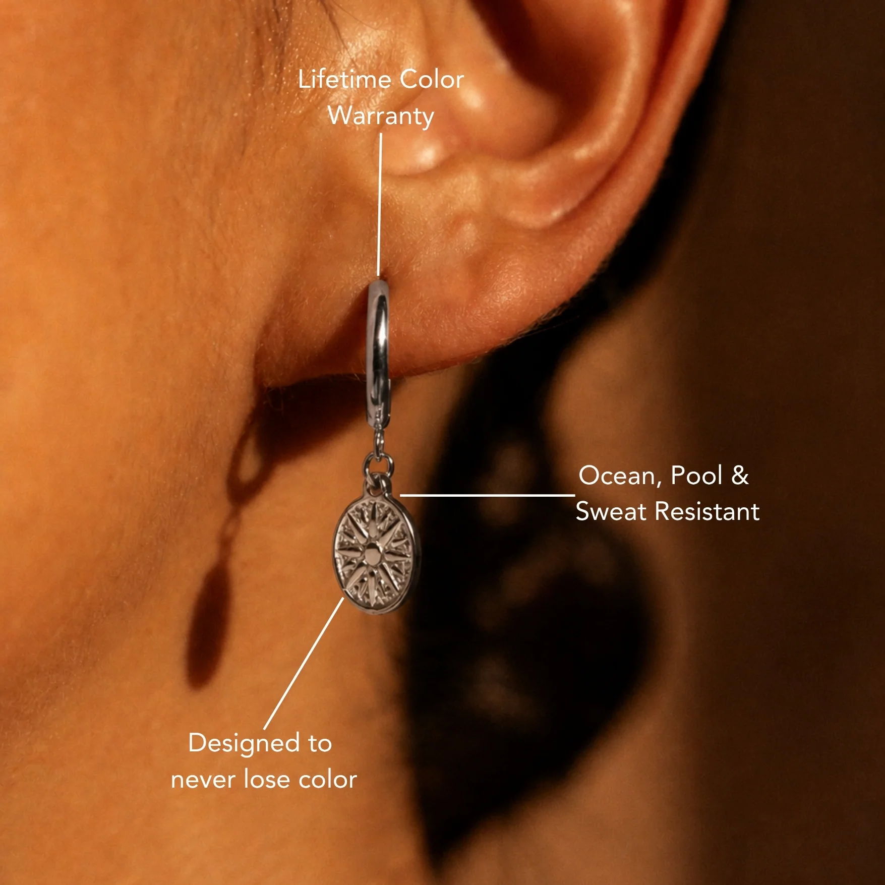 Golden Sun Earrings - Image 4