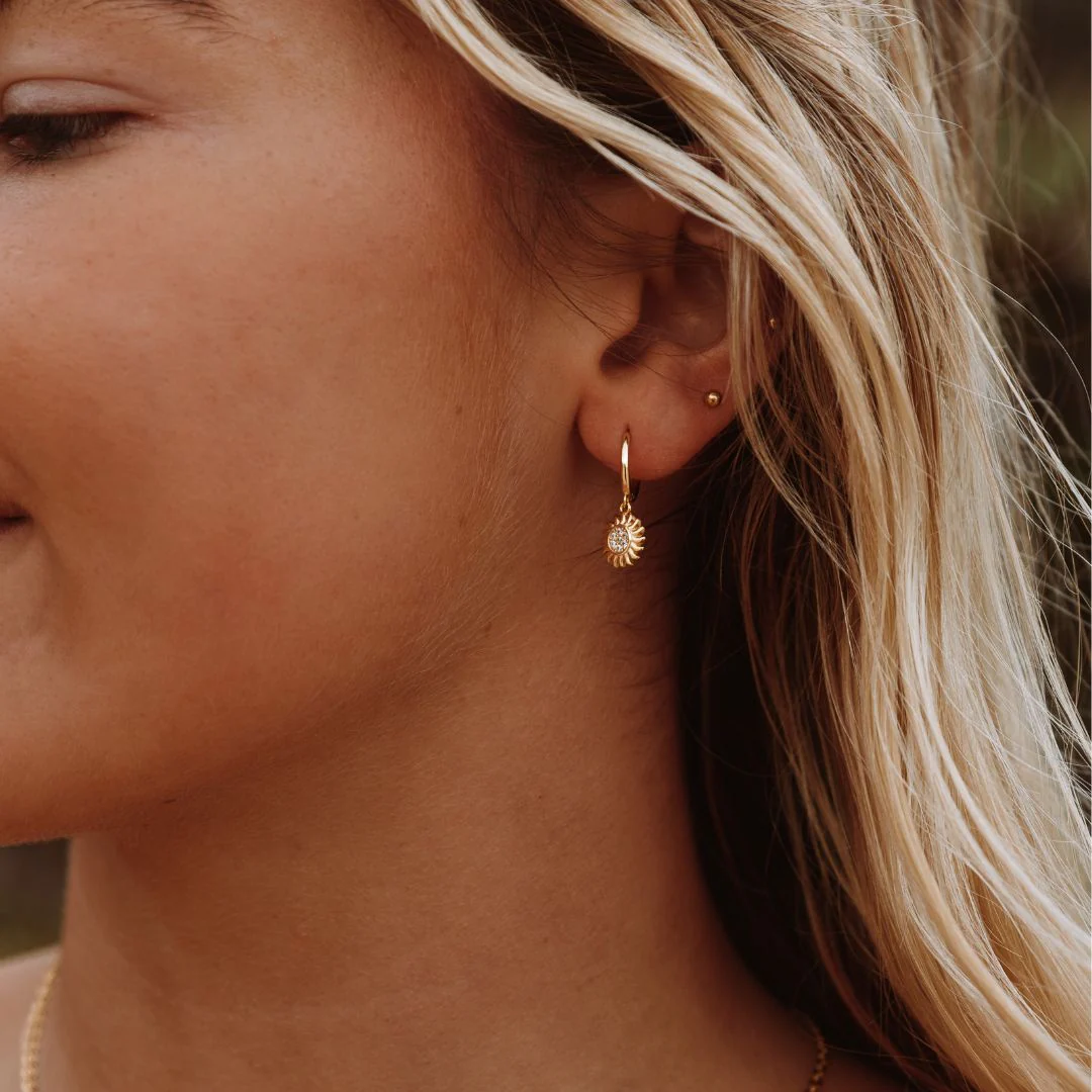 Helios Hoop Earrings - Image 2