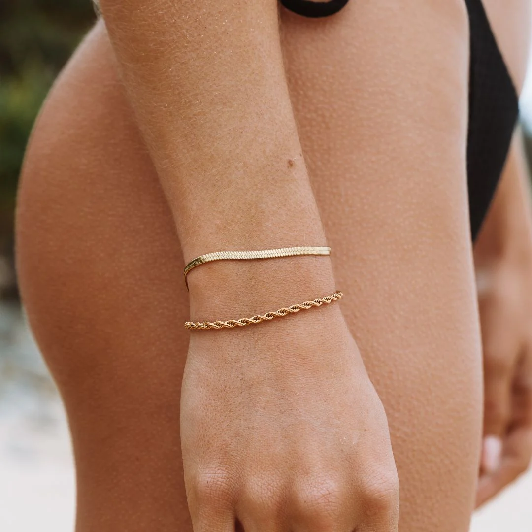 "Kauai" Herringbone Bracelet - Image 3
