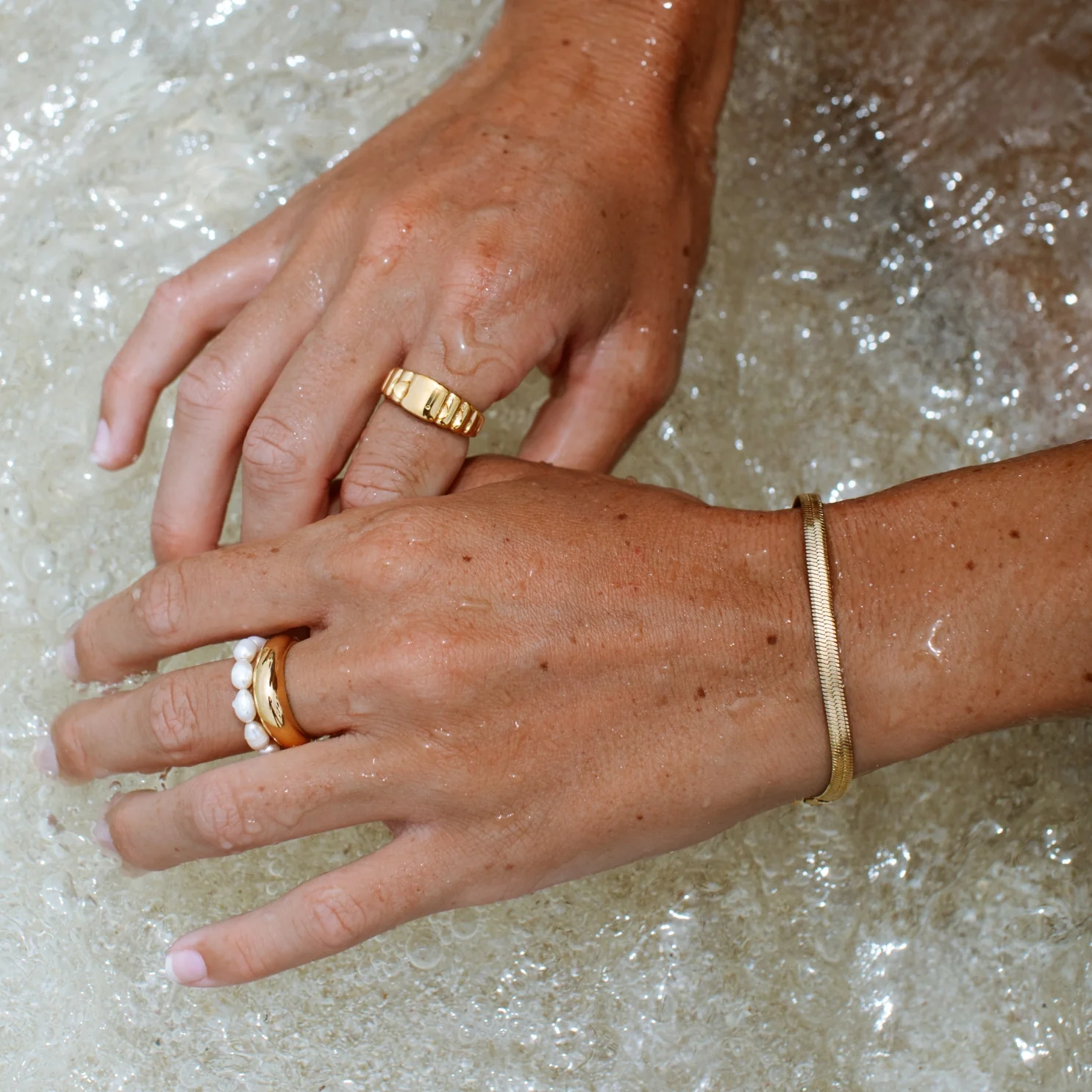 "Kauai" Herringbone Bracelet - Image 4