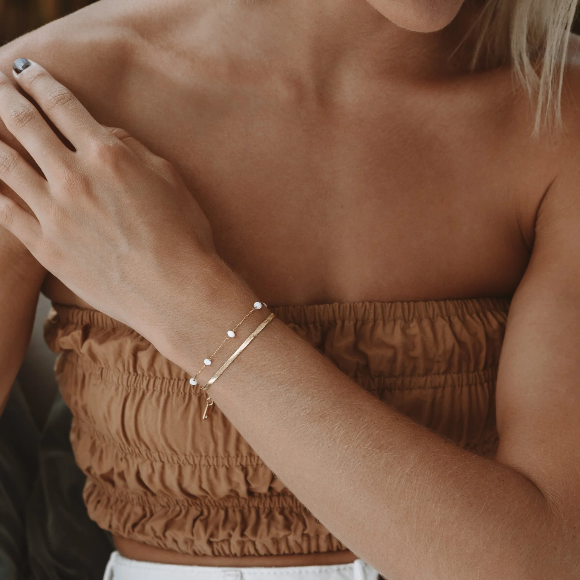 "Santorini" Layered Bracelet - Image 6
