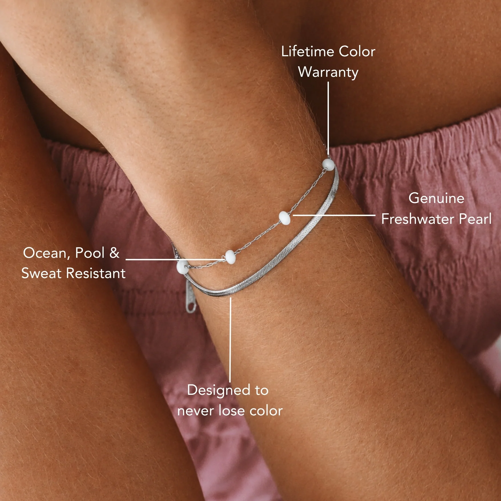 "Santorini" Layered Bracelet - Image 8