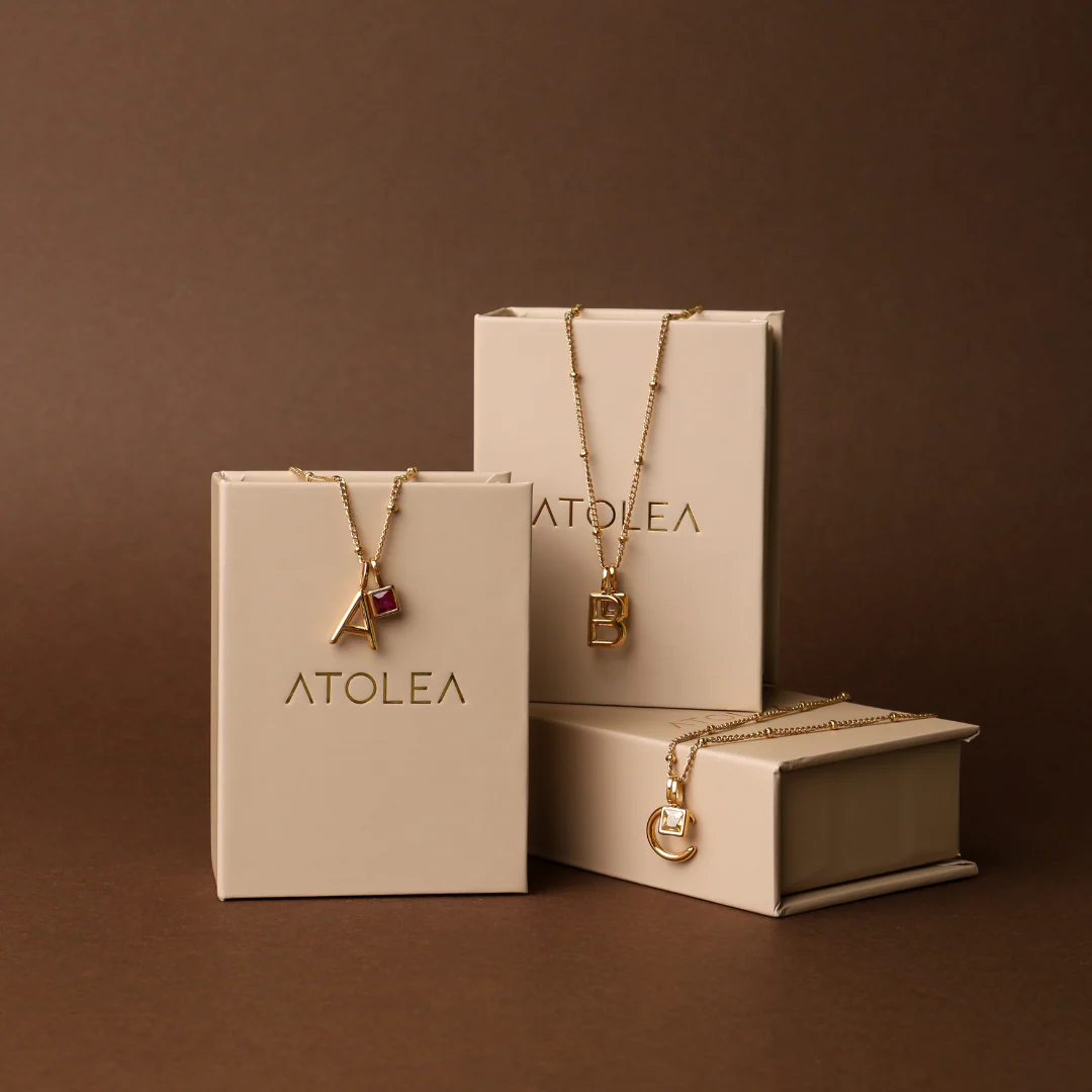 Initial & Birthstone Charm Necklace - Image 24
