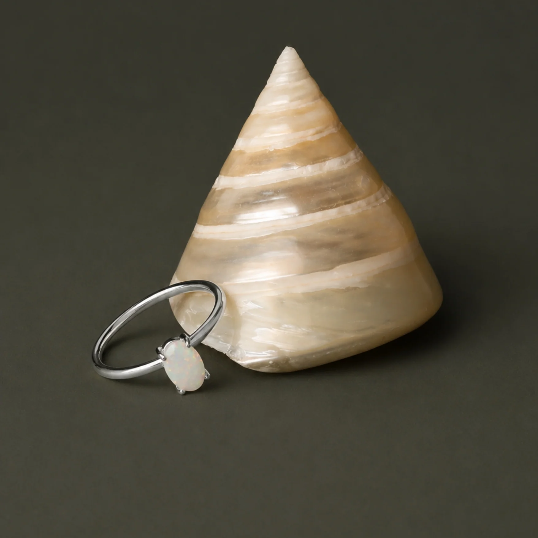 Oval Opal Ring - Image 8