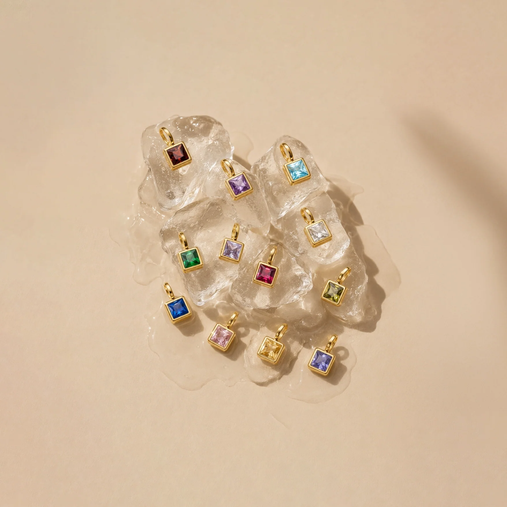 Paperclip Birthstone Necklace - Image 9