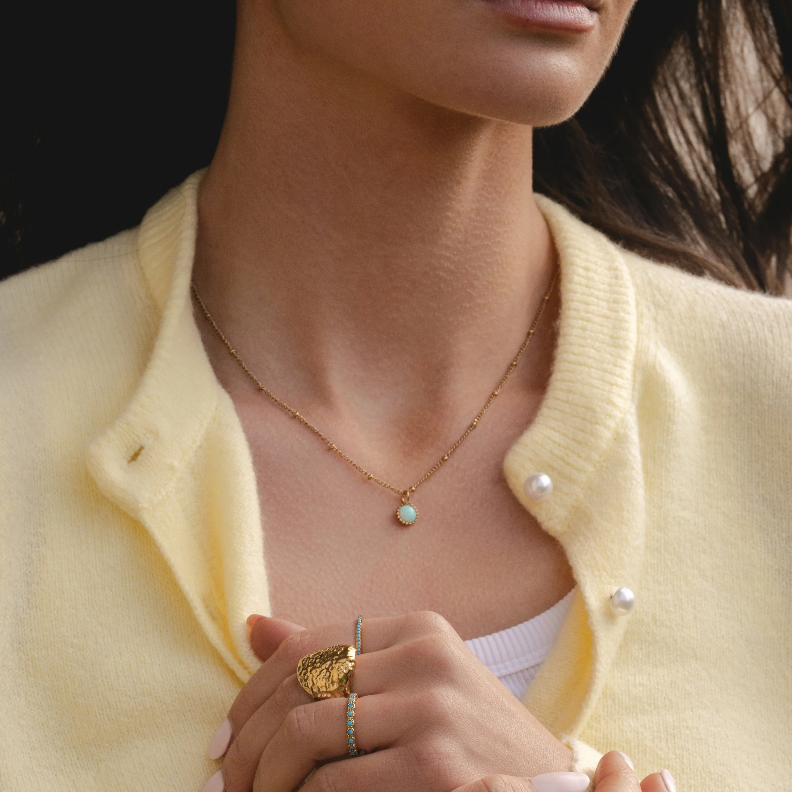Petite Opal Necklace - Image 3