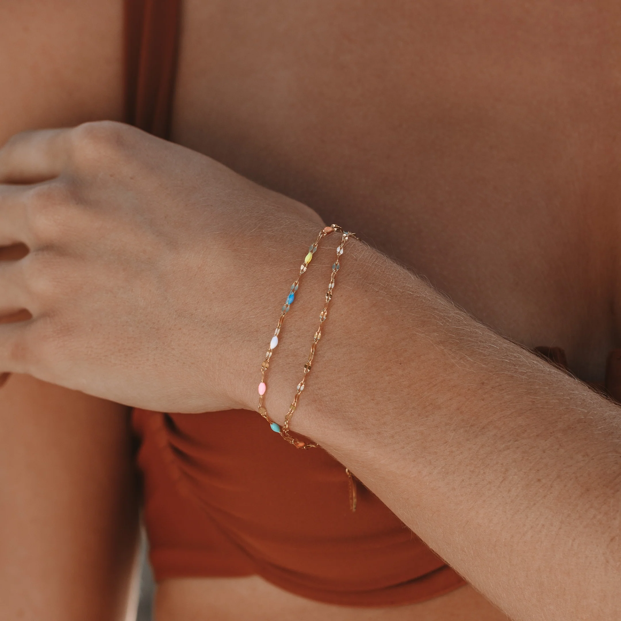 Rainbow Dainty Bracelet - Image 2