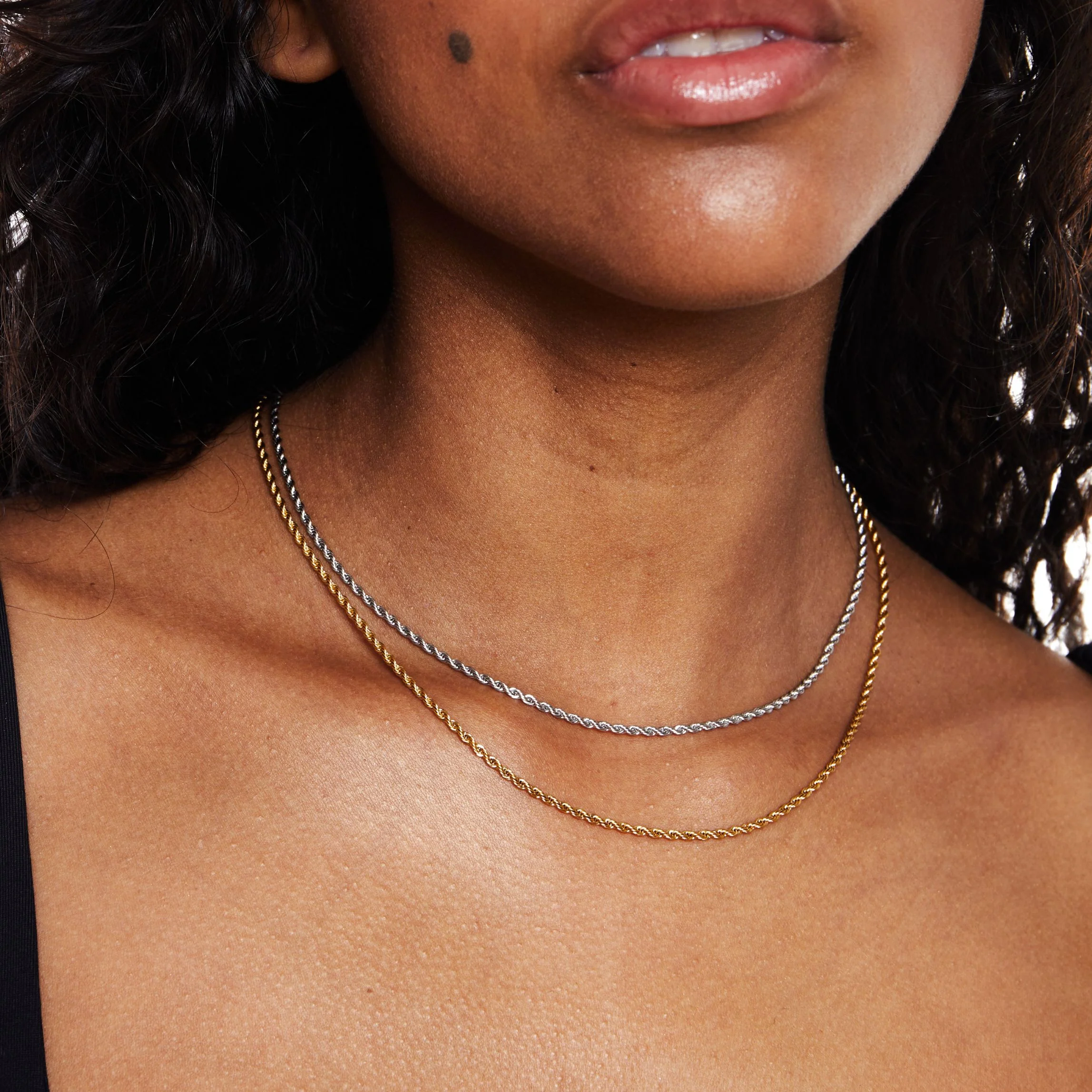 "Calvi" Rope Chain Necklace - Image 7