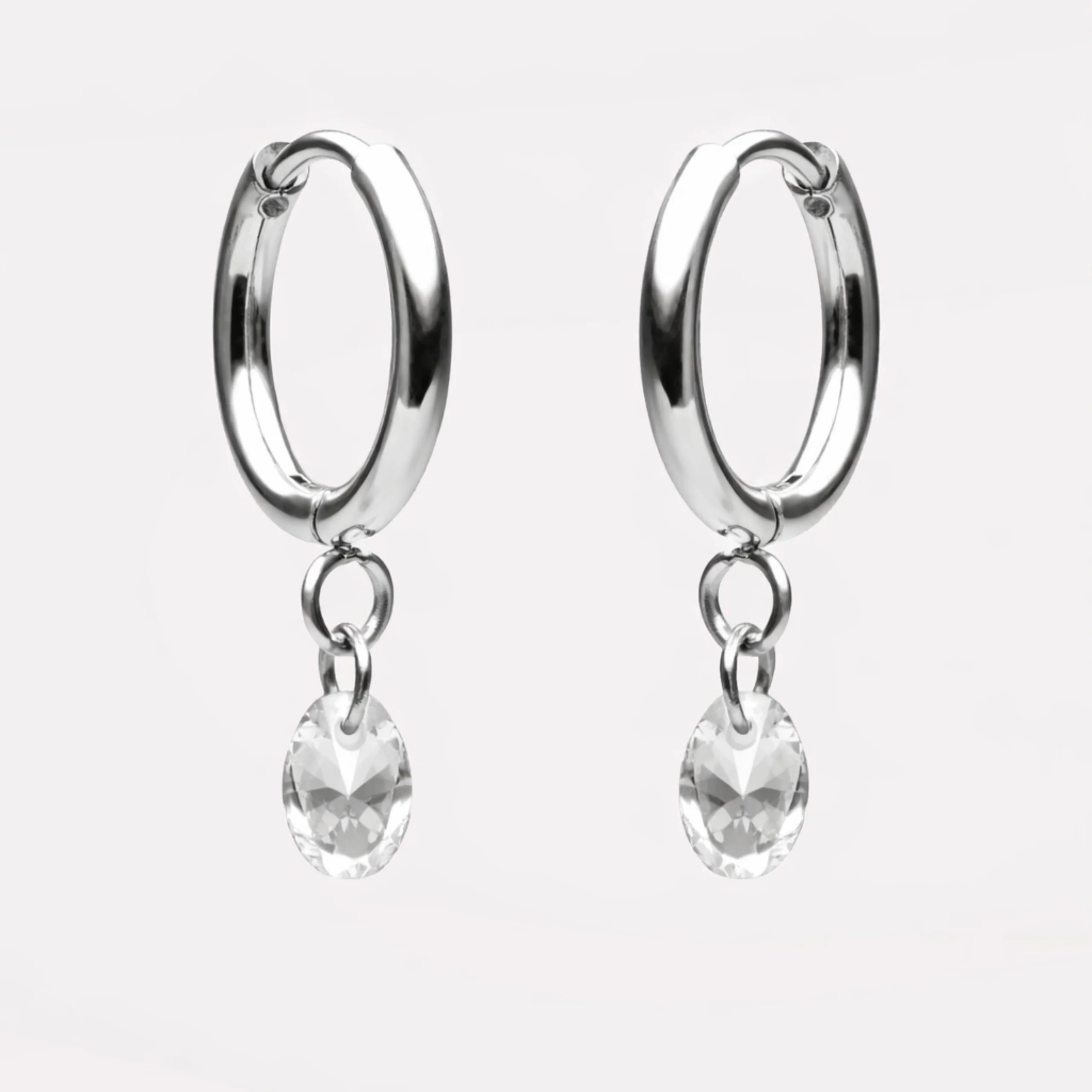 Rosé Drop Earrings - Image 9