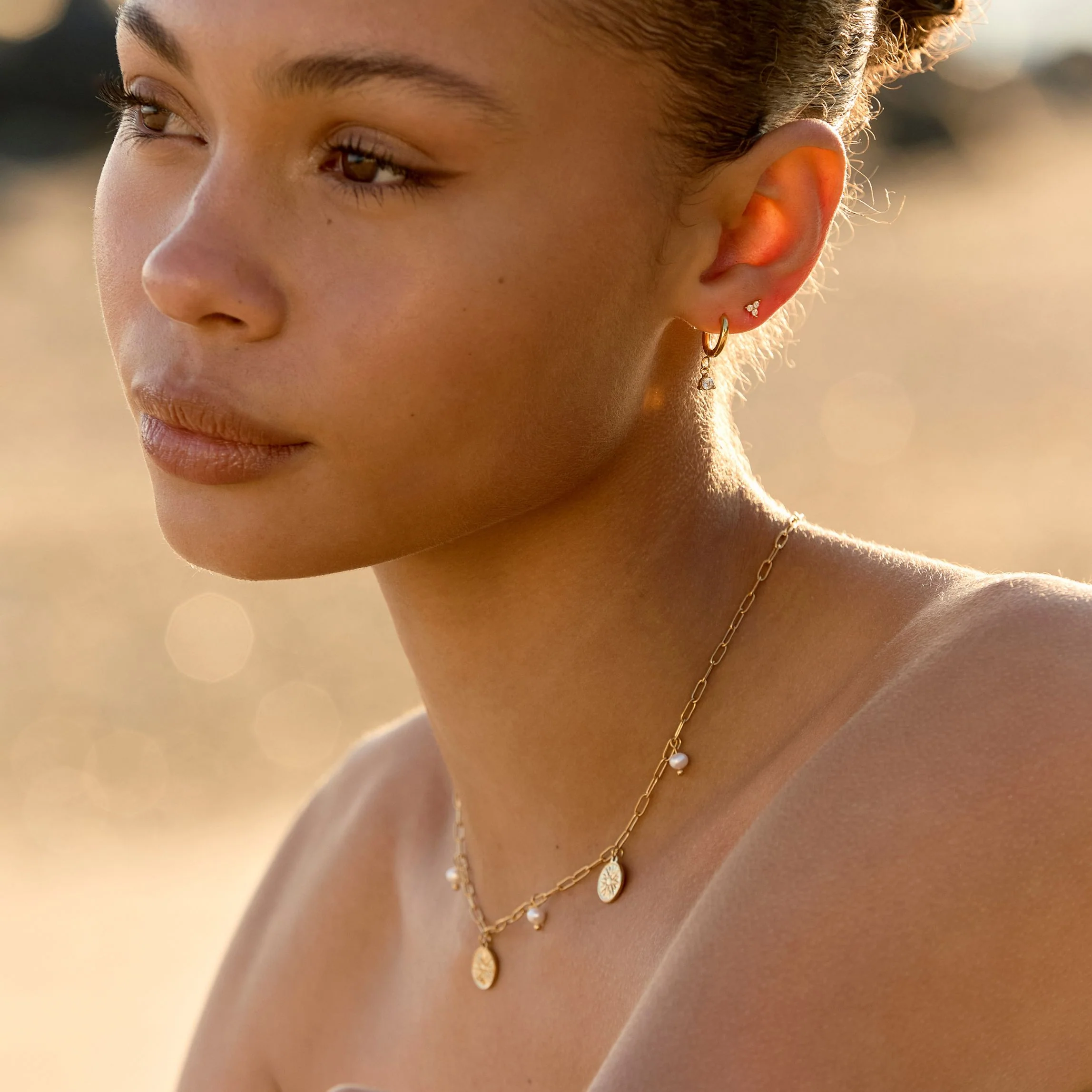 Sparkle Drop Earrings - Image 7
