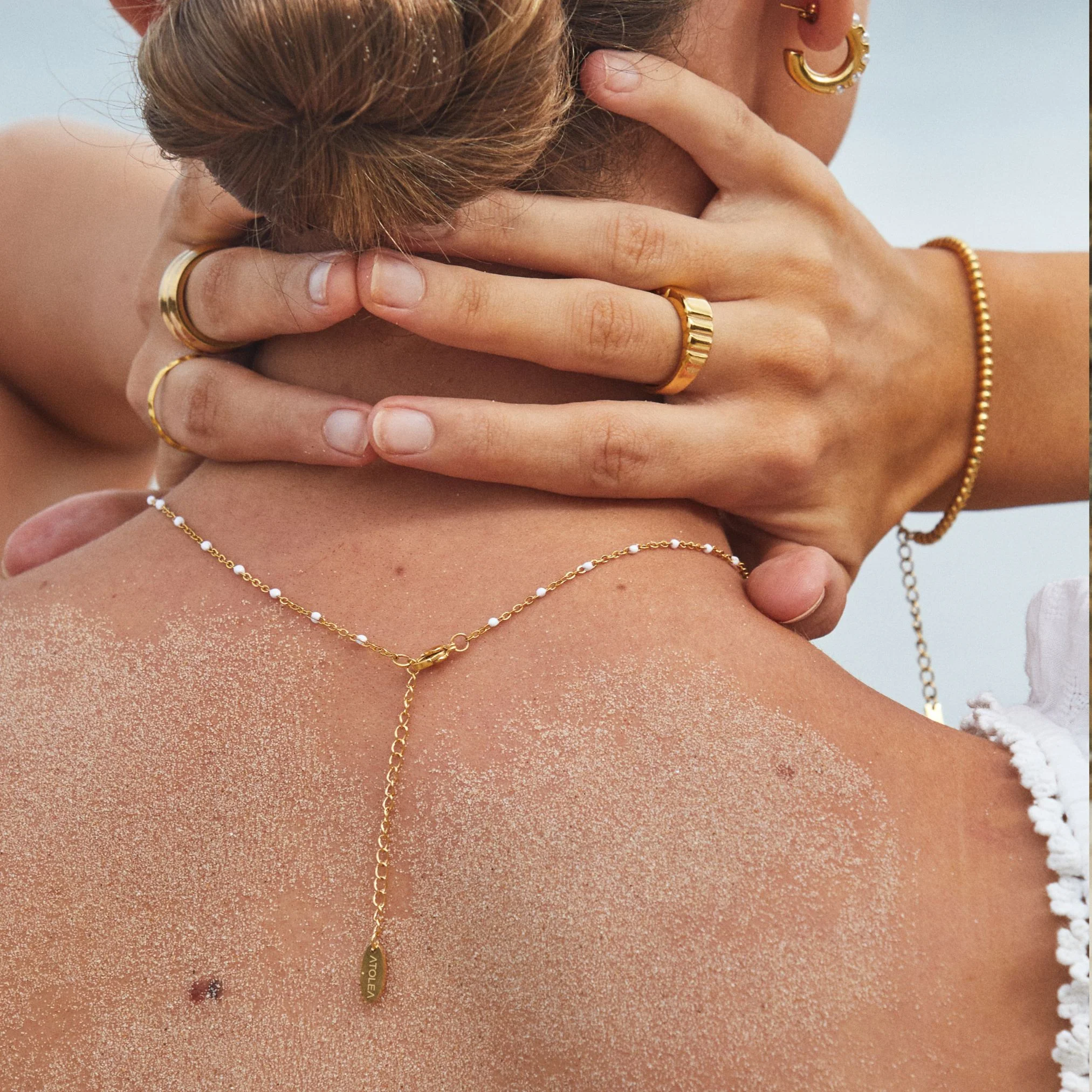 White Beaded Choker - Image 15