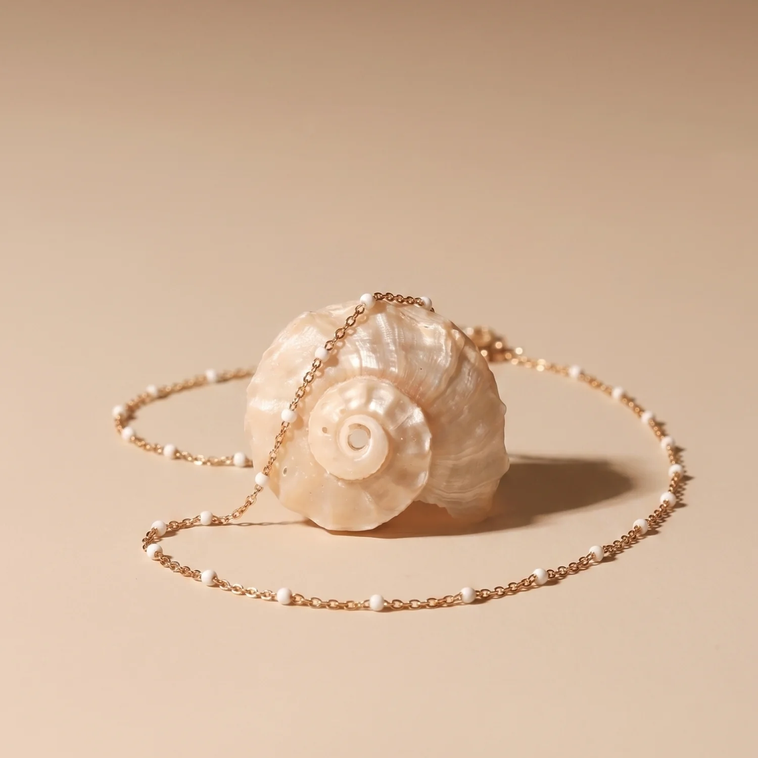 White Beaded Choker - Image 7