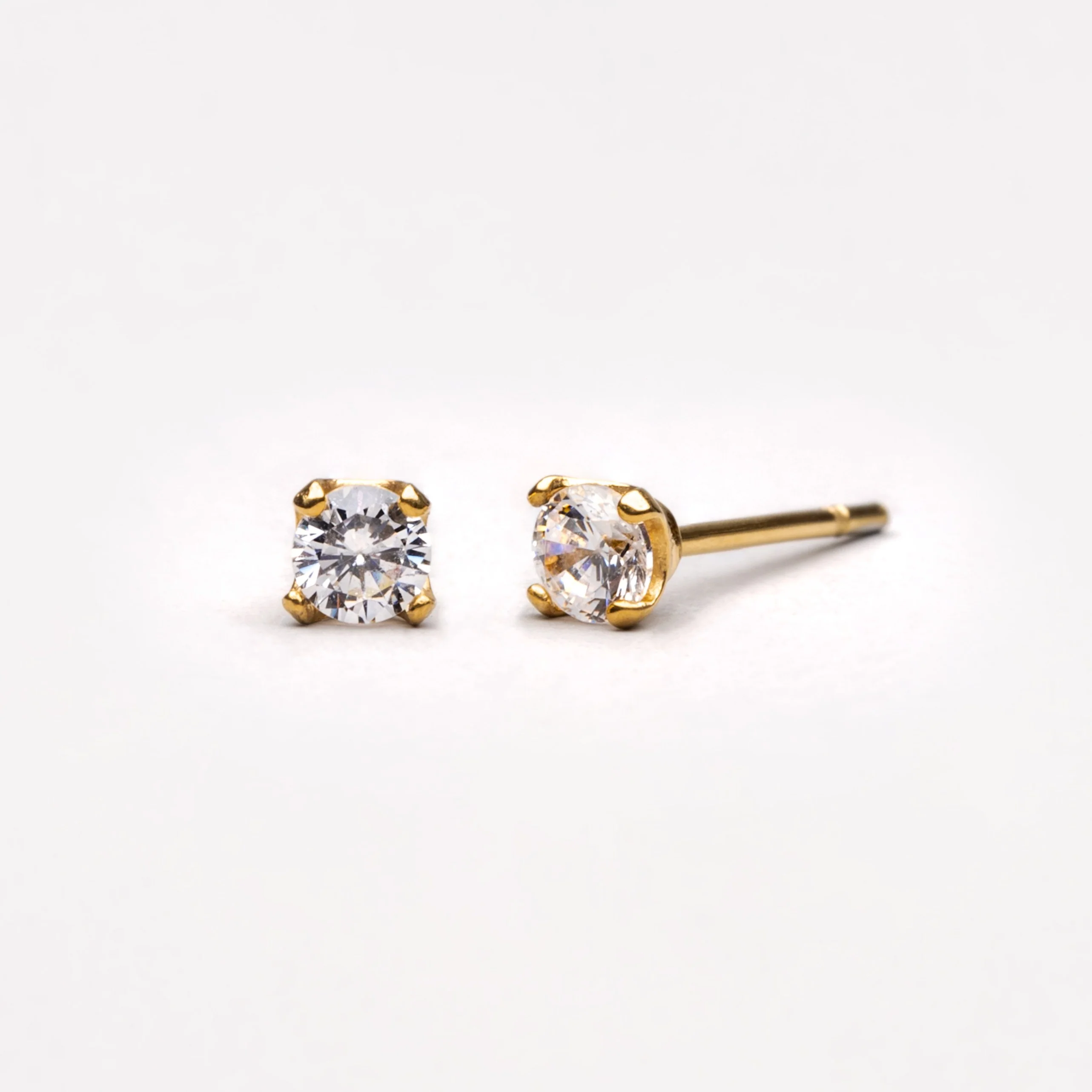 Zircon Stud Earrings - Image 3